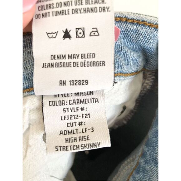 Lovers and friends Mason high rise skinny jeans in Carmelita size 24 - Picture 10 of 11